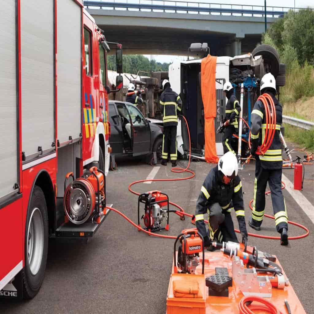 پمپ دوگانه هولماترو (مدل SR 42 PC 2 S) | Holmatro dual pump (model SR 42 PC 2 S)