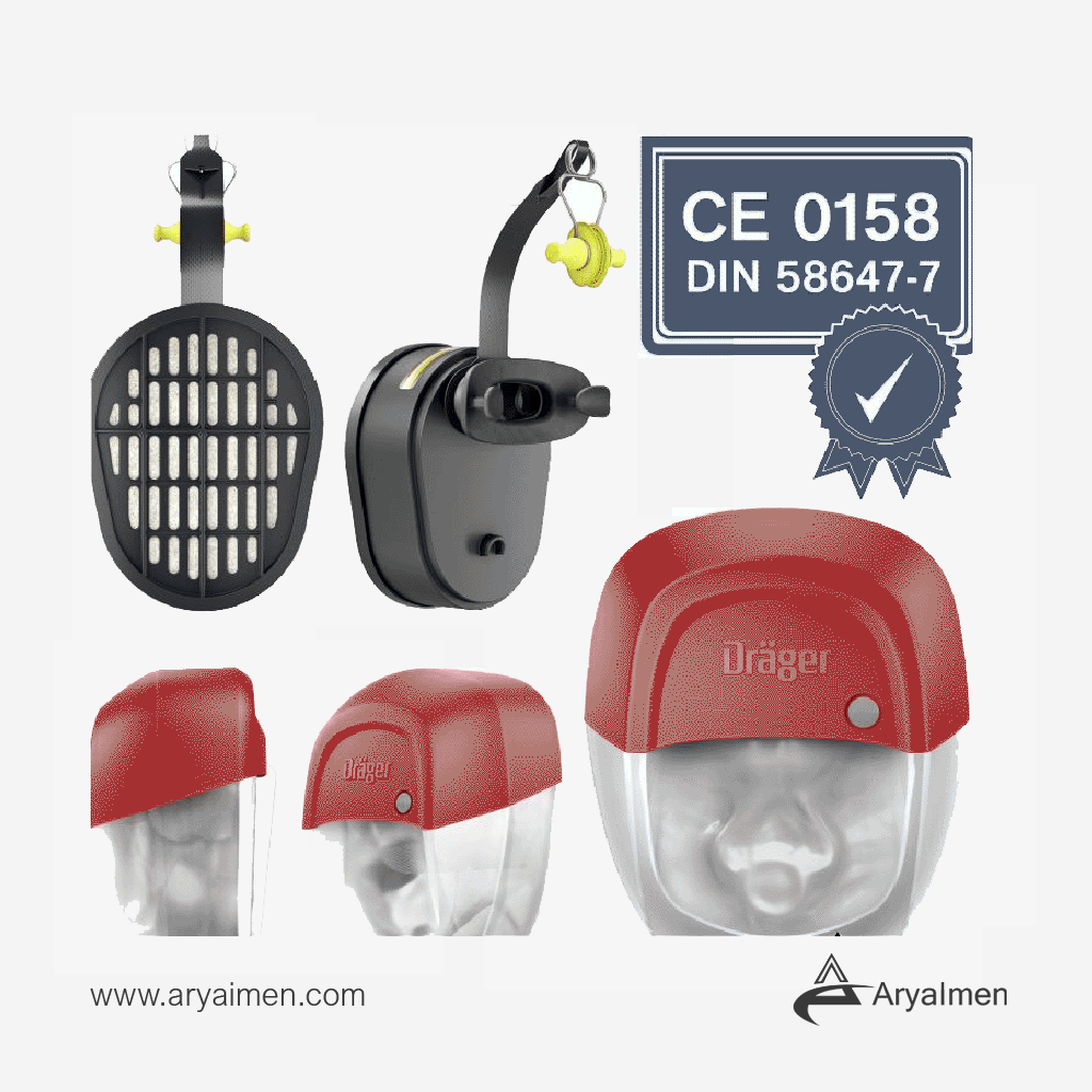 ماسک تنفسی فرار 3100 دراگر